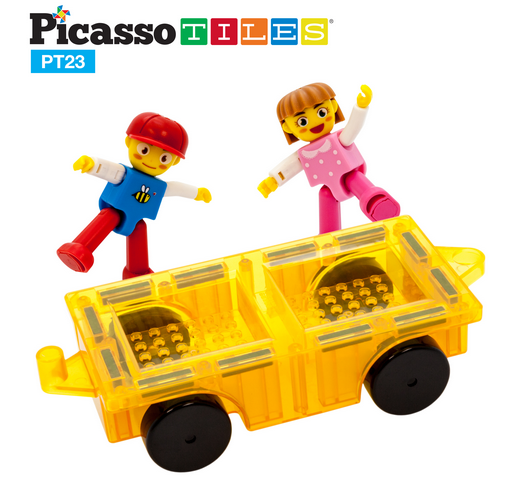 Car Truck with 2 Action Figure - Elegant Mommy