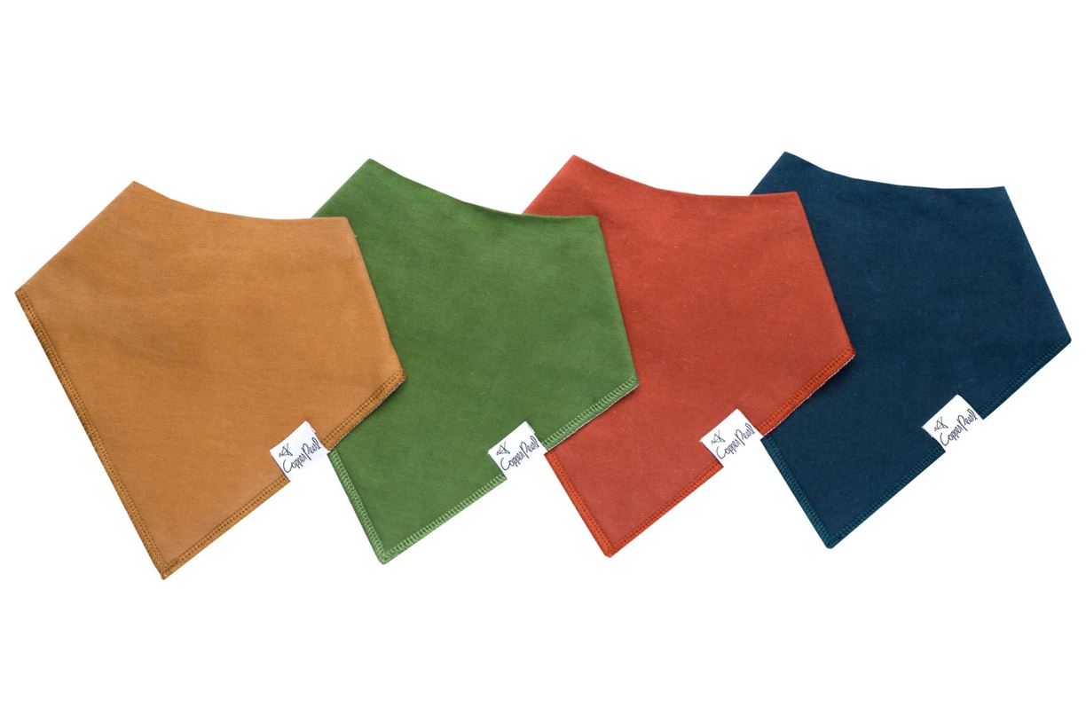 Copper Pearl Ridge Bibs - Elegant Mommy