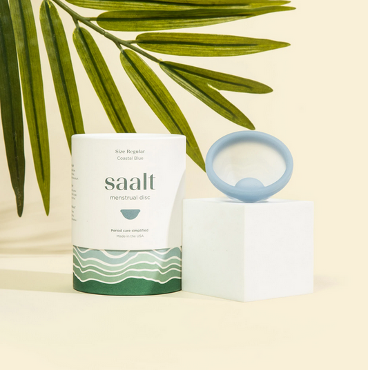 Saalt Menstrual Disc - Coastal Blue (Regular) - Elegant Mommy