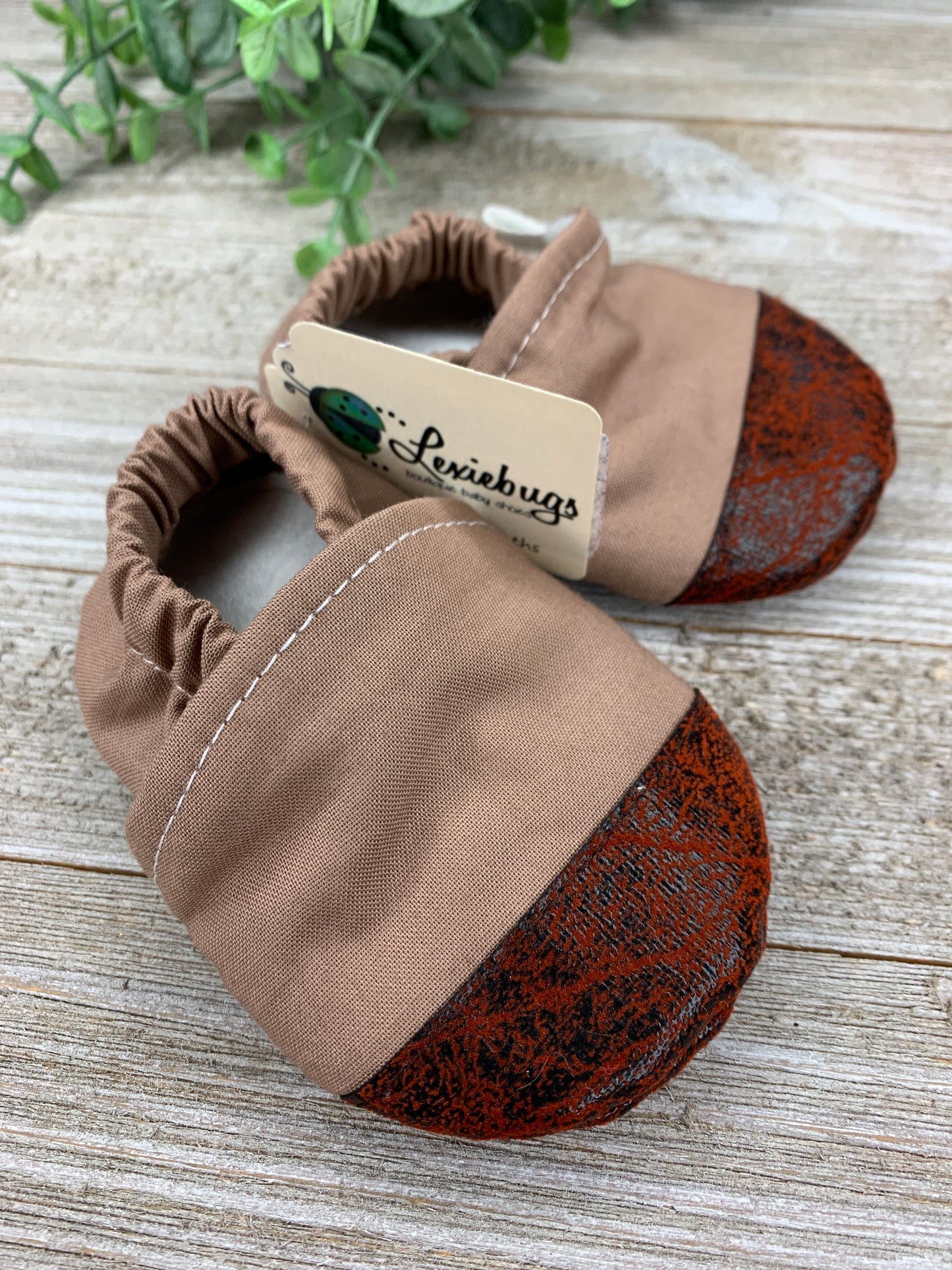 Lexiebugs 9-12 M Solids - Copper Bottom - Elegant Mommy