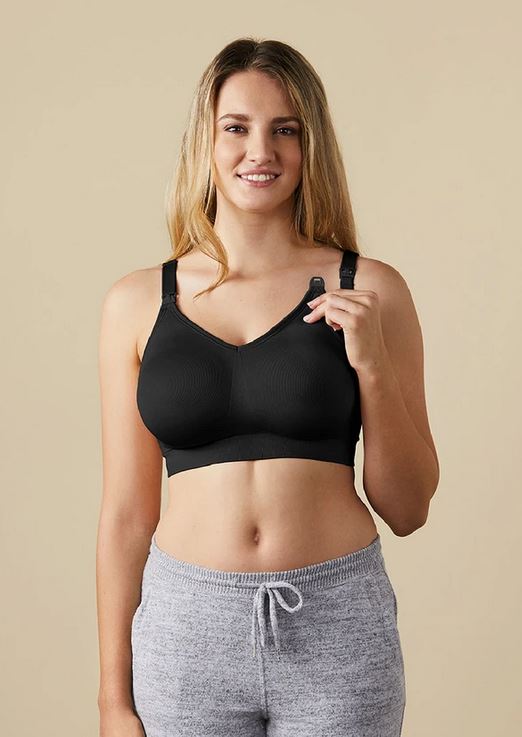 Body Silk Seemless Bra - Black - Elegant Mommy
