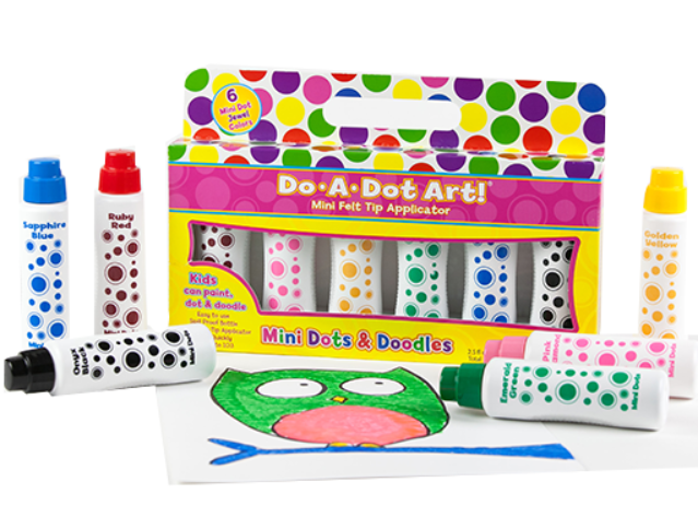 Do A Dot Markers 6-pk Brilliant [Washable] - Fun Stuff Toys