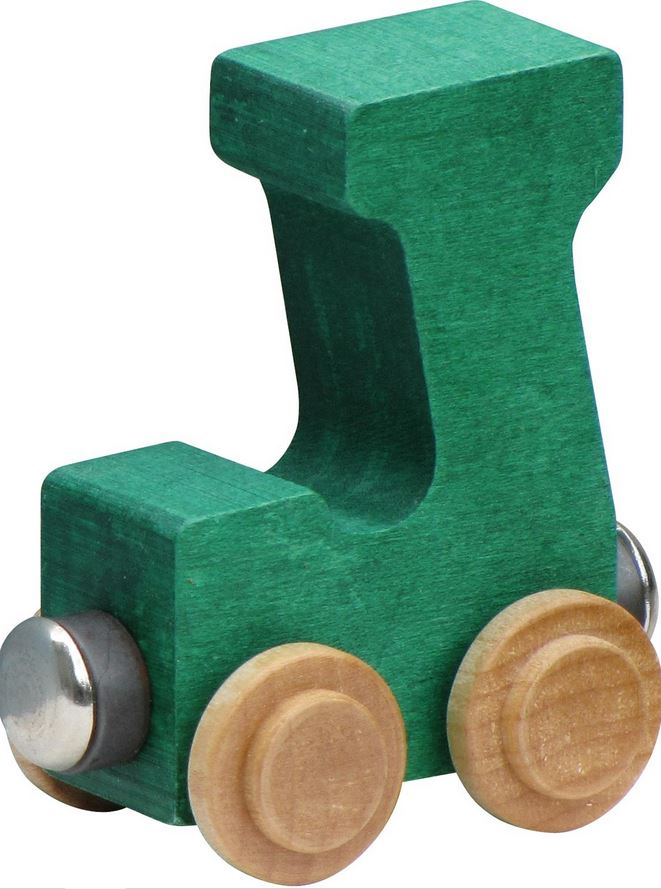 Wooden Name Trian - Stained - Elegant Mommy