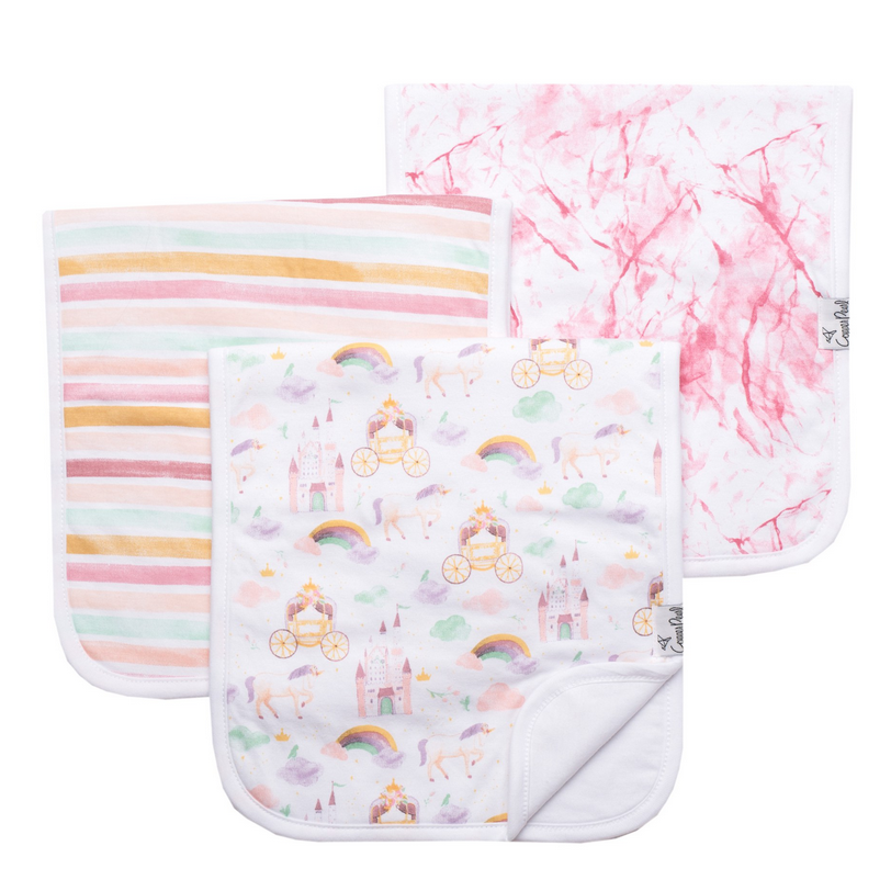 Copper Pearl  Enchanted Burp Cloth - Elegant Mommy