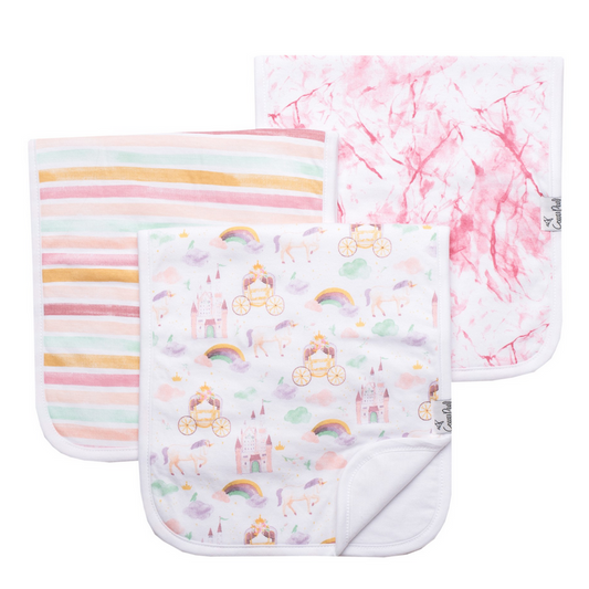 Copper Pearl  Enchanted Burp Cloth - Elegant Mommy