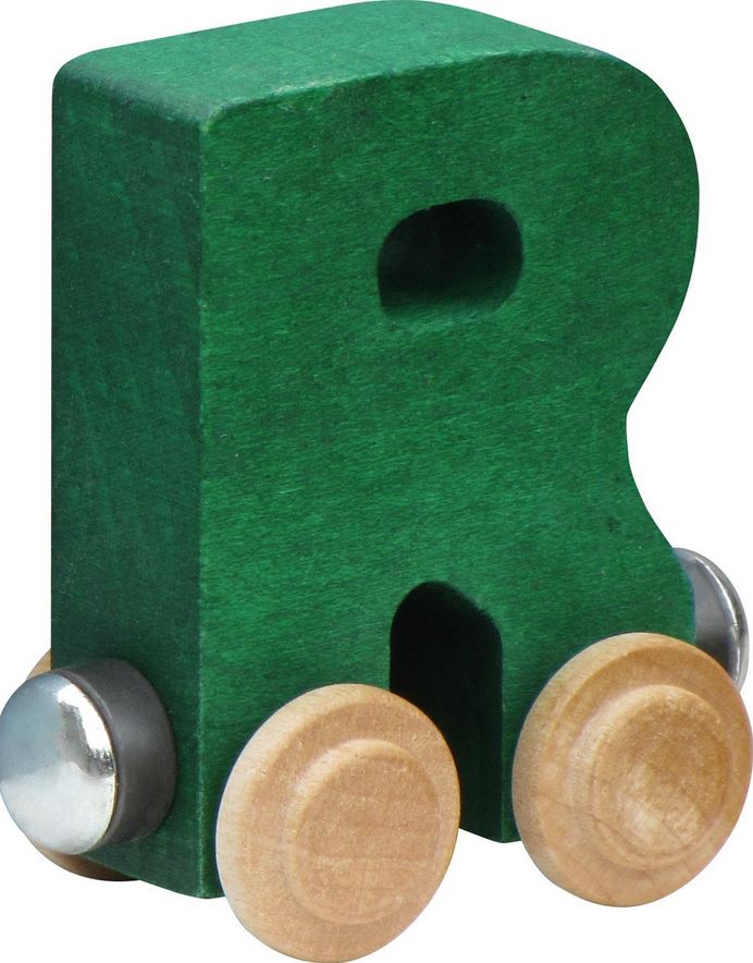 Wooden Name Trian - Stained - Elegant Mommy