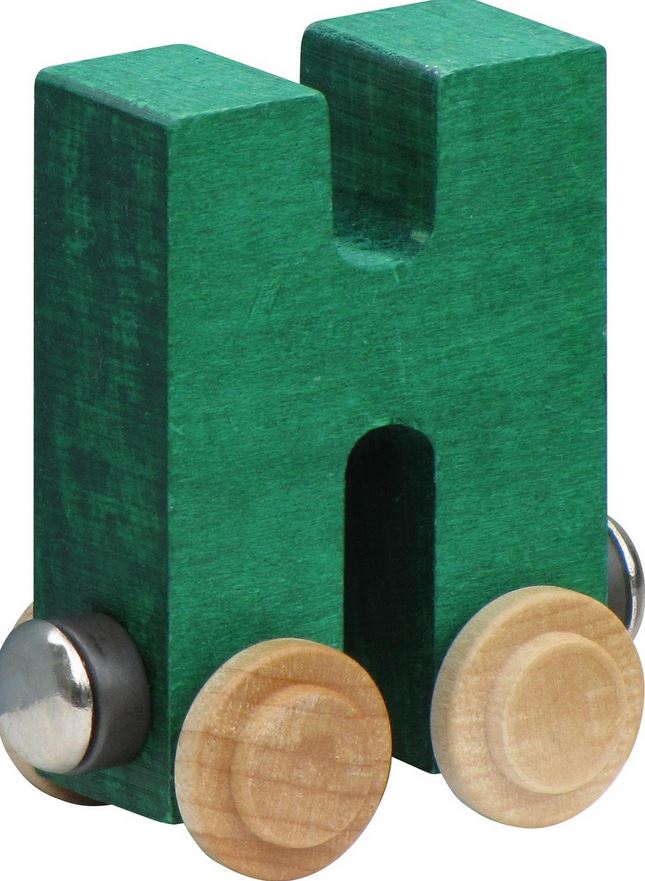 Wooden Name Trian - Stained - Elegant Mommy