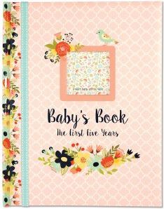 Baby's Book: The First Five Years (Floral) - Elegant Mommy