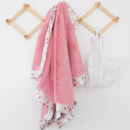 Saranoni : Satin Border Receiving Blanket - Elegant Mommy