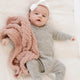 Saranoni: Ribbed Bamboni Mini Blanket - Elegant Mommy