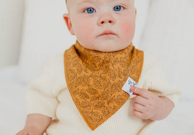 Eden Single Bandana Bib By Copper Pearl - Elegant Mommy