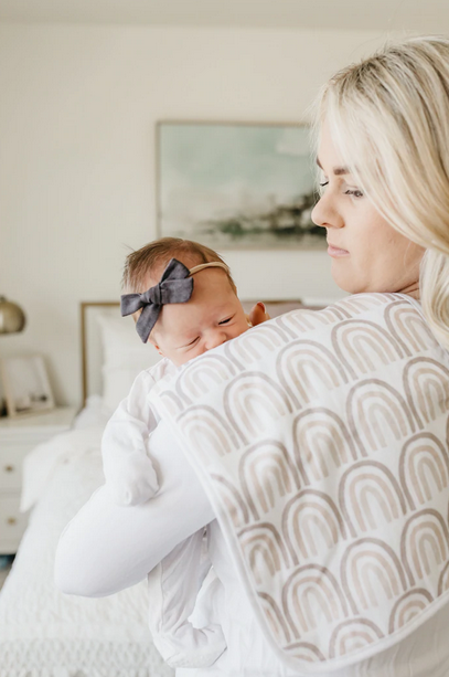 Copper Pearl Bliss Burp Cloths- - Elegant Mommy