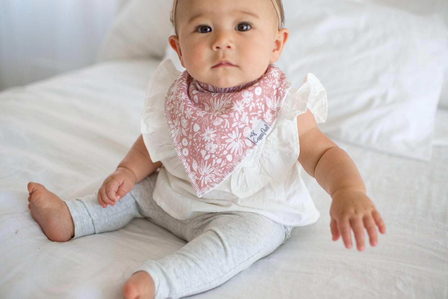 Copper Pearl Olive Bibs - Elegant Mommy