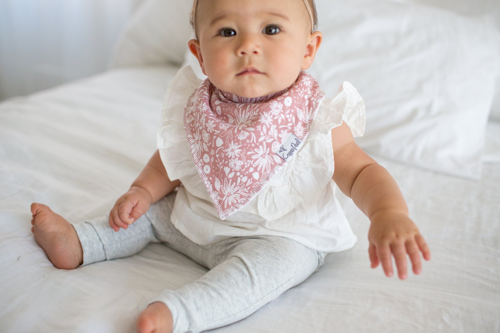 Copper Pearl Olive Bibs - Elegant Mommy