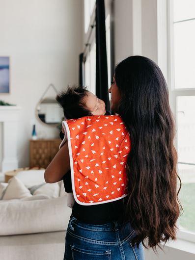 Copper Pearl Ace Burp Cloth - Elegant Mommy