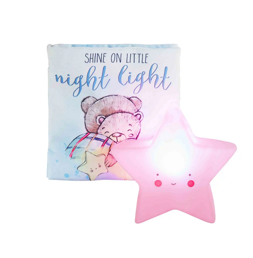 STAR NIGHT LIGHT AND BOOK - Elegant Mommy