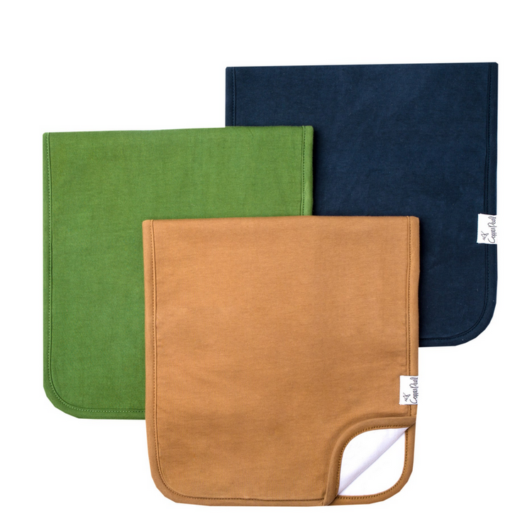 Copper Pearl Ridge Burp Cloth - Elegant Mommy