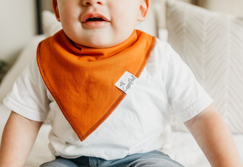 Copper Pearl Blaze Bibs - Elegant Mommy