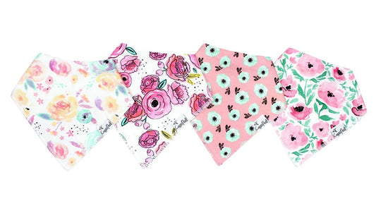 Copper Pearl  Bloom Bibs - Elegant Mommy