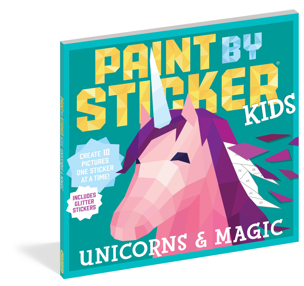 Paint By Stickers Kids: Unicorns and Magic (5+) - Elegant Mommy