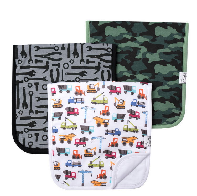 Copper Pearl Diesel Burp Cloth - Elegant Mommy