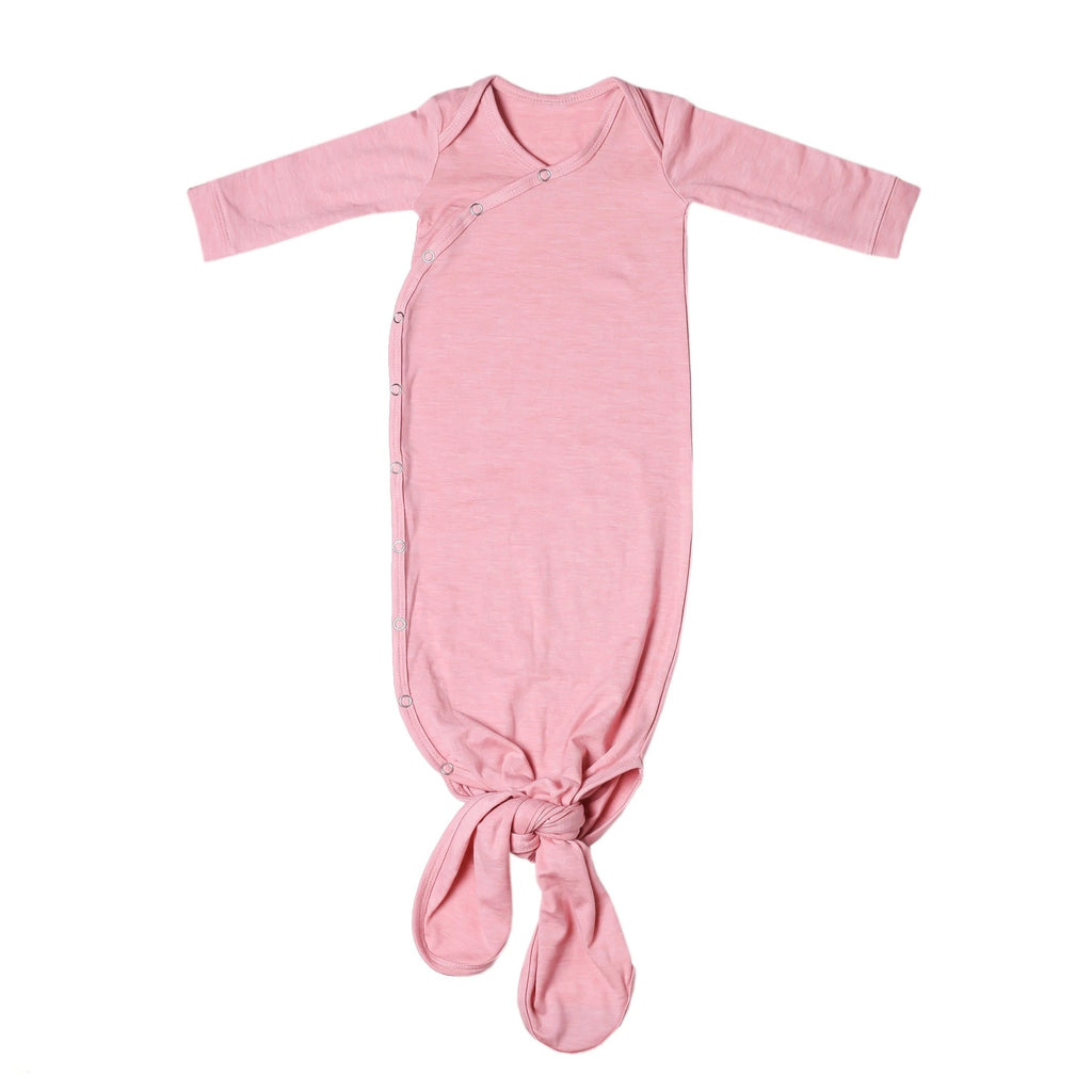 Darling Newborn Knotted Gown - Elegant Mommy