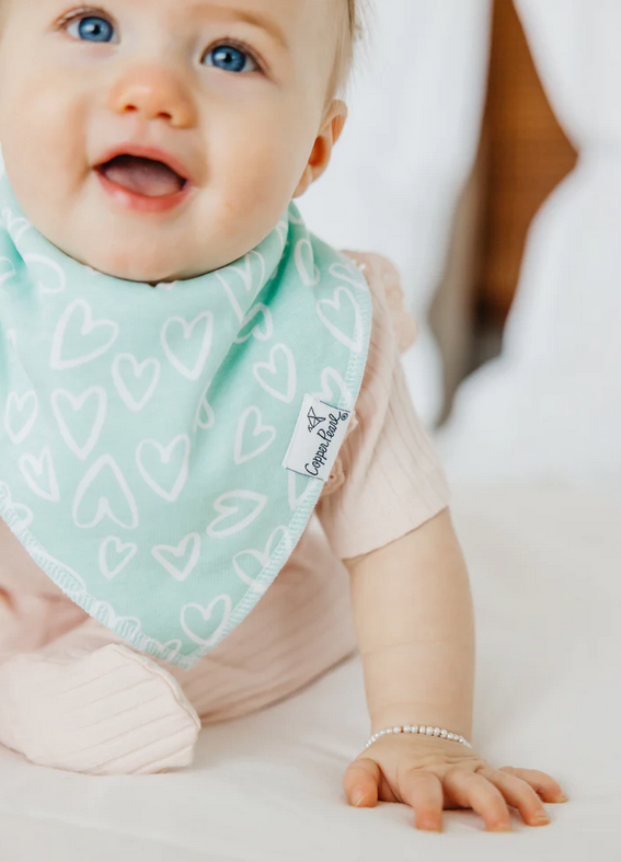 Cheery Single Bandana Bib By Copper Pearl - Elegant Mommy