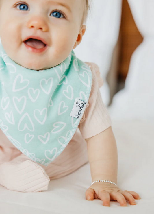 Cheery Single Bandana Bib By Copper Pearl - Elegant Mommy
