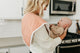 Copper Pearl Atwood Burp Cloth - Elegant Mommy