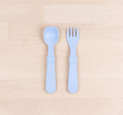 Replay, Toddler Utensil Fork and Spoon Set - Elegant Mommy