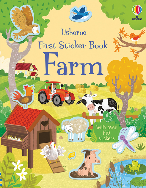 First Sticker Book- Farm - Elegant Mommy