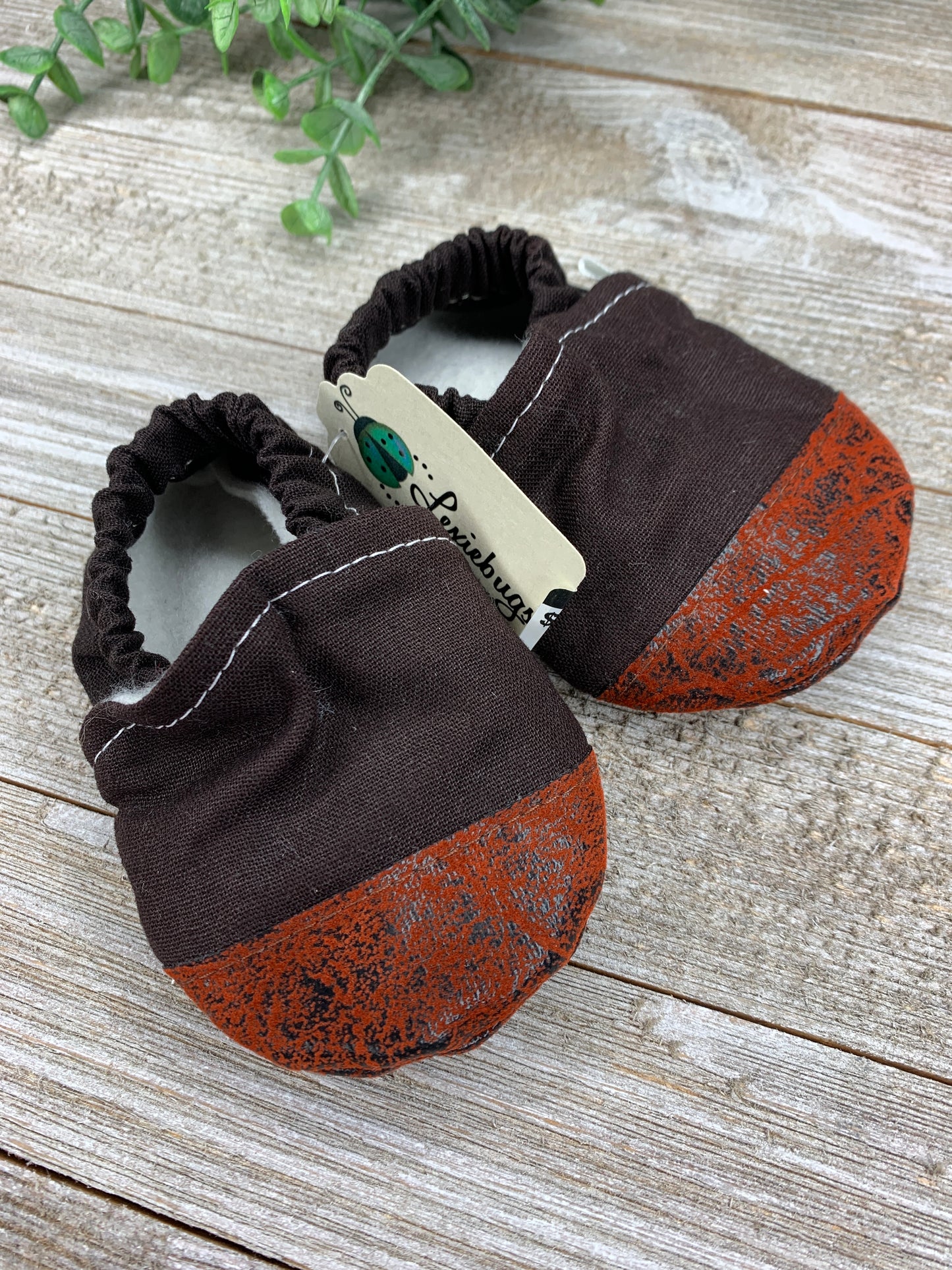 Lexiebugs 9-12 M Solids - Copper Bottom - Elegant Mommy