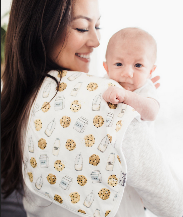 Copper Pearl Chip Burp Cloths - Elegant Mommy