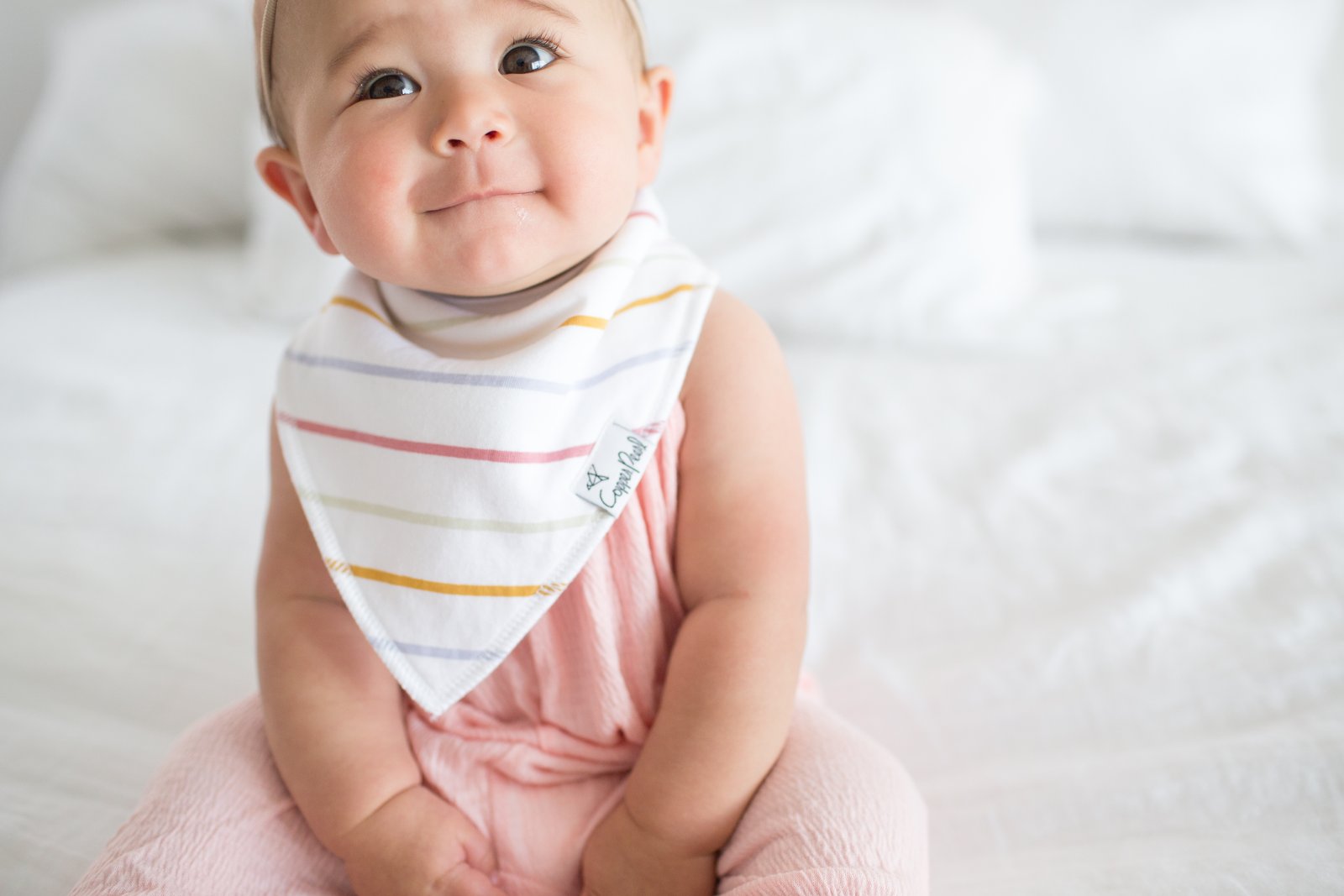 Copper Pearl Olive Bibs - Elegant Mommy