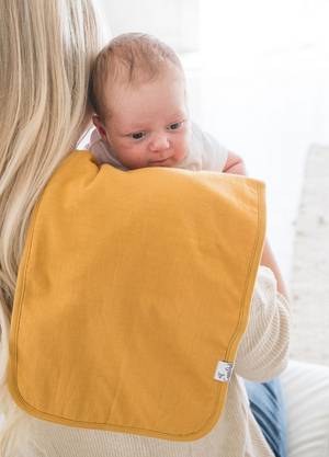 Copper Pearl Jade Burp Cloth - Elegant Mommy