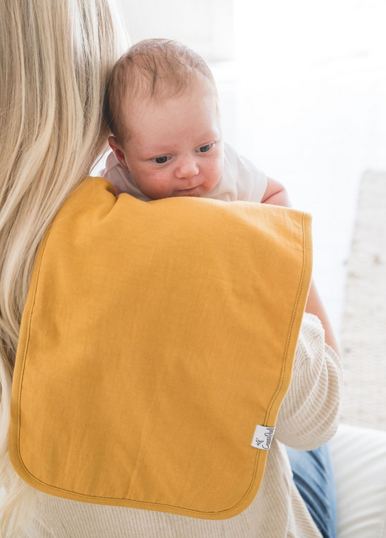 Copper Pearl Jade Burp Cloth - Elegant Mommy