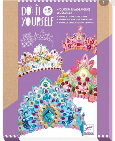 Like a Princess DIY Crowns Craft Kit - Elegant Mommy