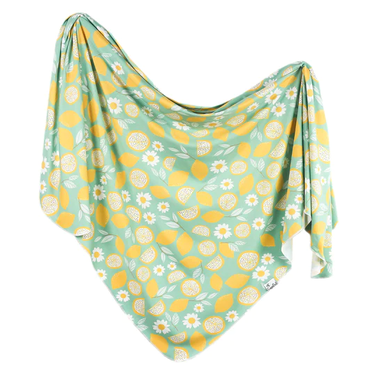 Lemon Knit Blanket Single - Elegant Mommy