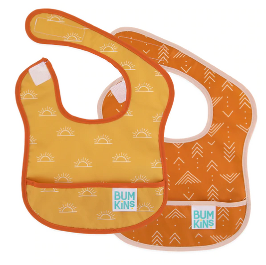 Starter Bib 2 Pack- Sunshine & Grounded - Elegant Mommy