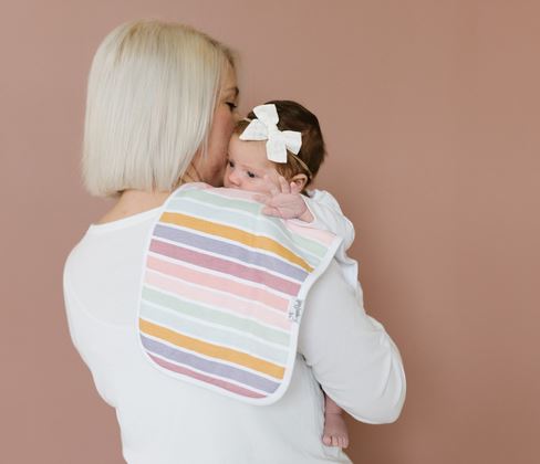 Copper Pearl Hope Burp Cloth - Elegant Mommy
