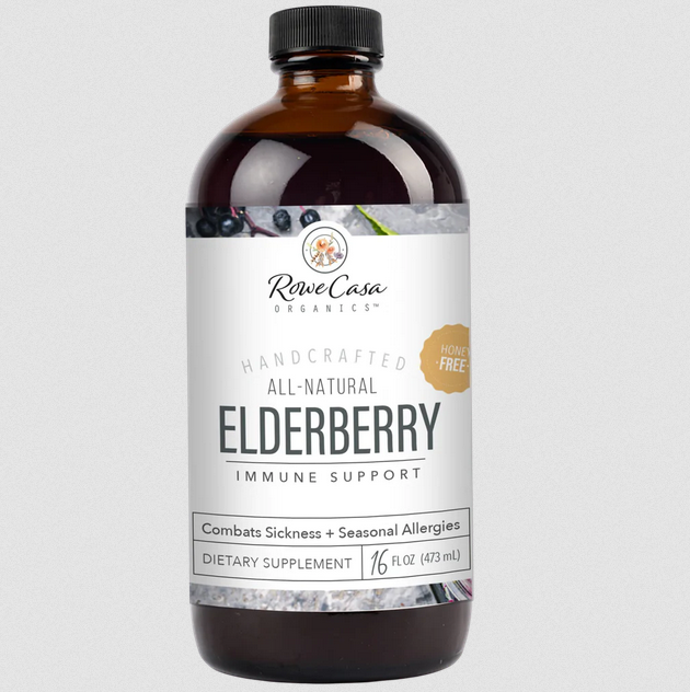 ELDERBERRY IMMUNE SUPPORT | 16 oz Honey Free - Elegant Mommy