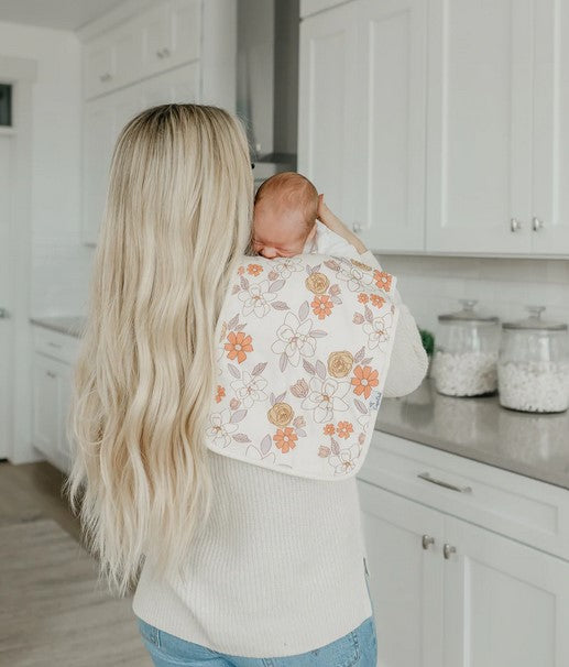 Copper Pearl Ferra Burp Cloth - Elegant Mommy