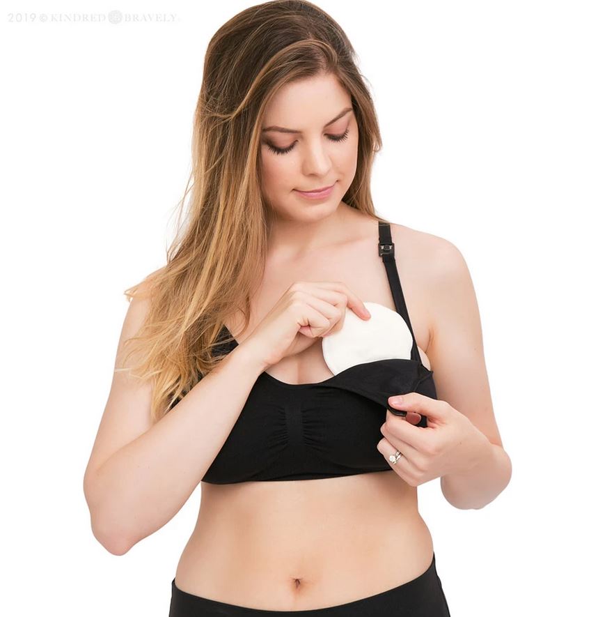 Sublime Busty Hands Free Pumping Bra Black - Elegant Mommy
