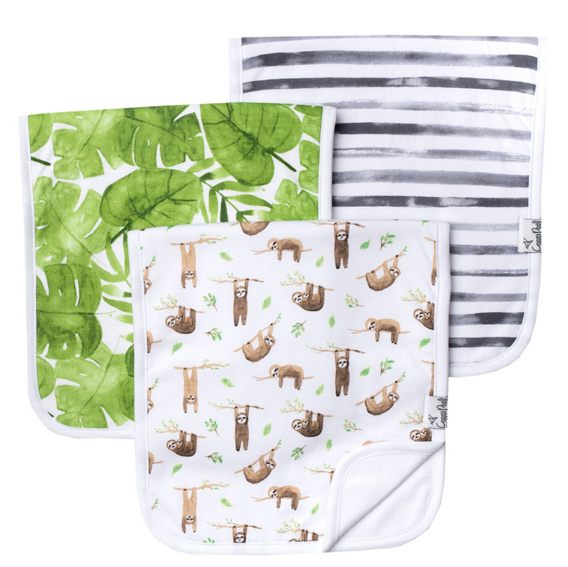 Copper Pearl Noah Burp Cloth - Elegant Mommy