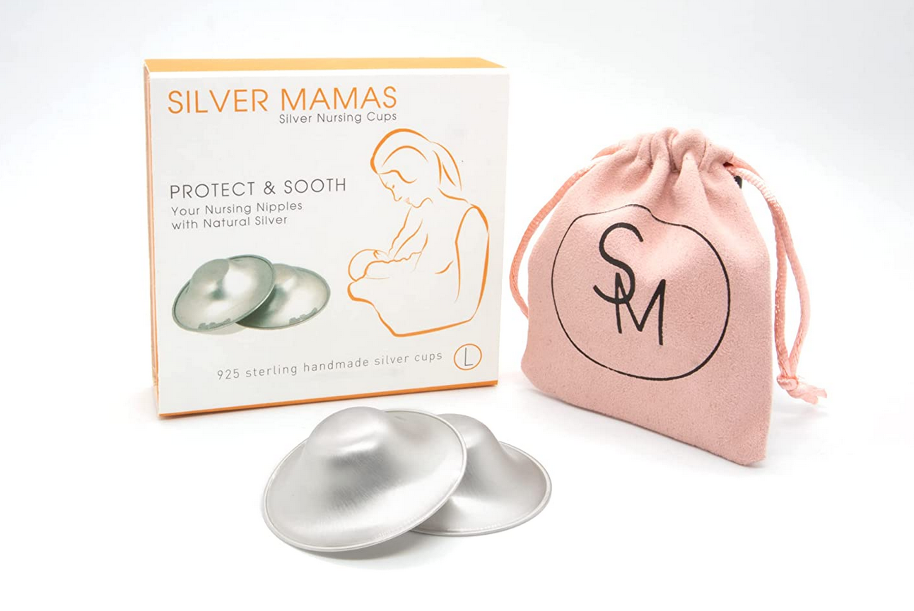 The Original Silverette Silver Nursing Cups - Soothe and protect your nursing  nipples - The ORIGINAL Silver Nursing Cups made