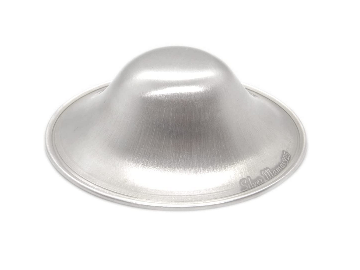 Silver Nursing Cups - Elegant Mommy