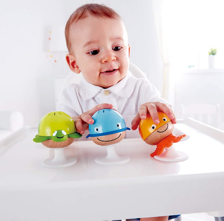 Stay-Put Rattle Set - Elegant Mommy