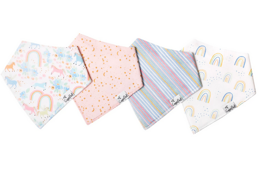 Whimsy Single Bandana Bib By Copper Pearl  - Elegant Mommy